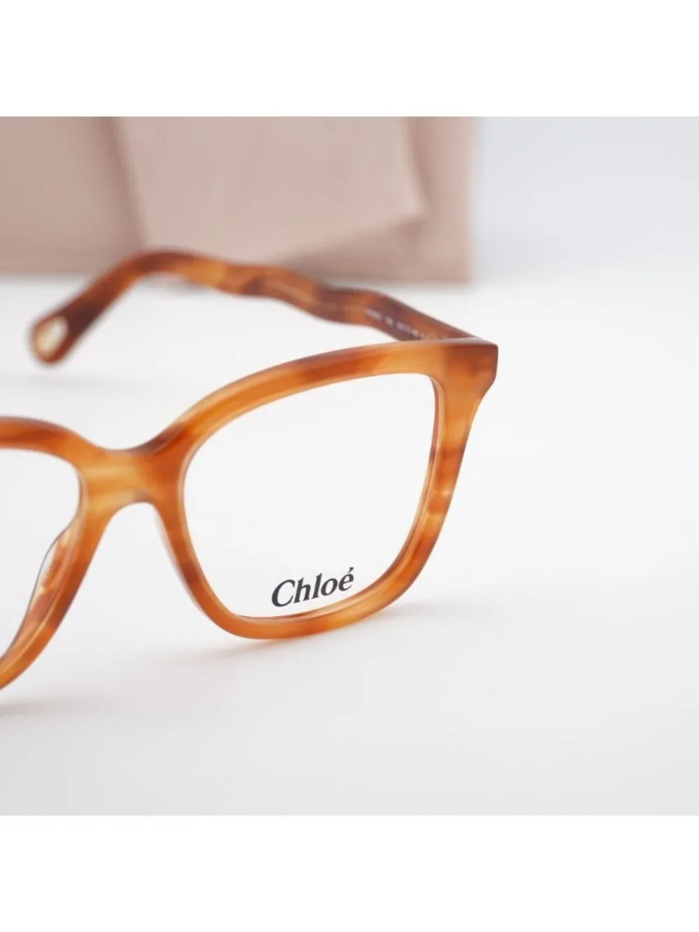 Chloe CH0090O 006 Square Eyeglasses 52mm - Havana